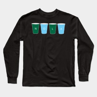 Tulane NOLA solo cups Long Sleeve T-Shirt